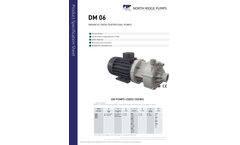 North Ridge - Model DM - Chemical Magnetic Drive Centrifugal Pump Brochure