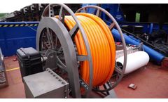 SDW Deck winch for towed marine HV power cable line of a source or towed marine seismic streamer - Video