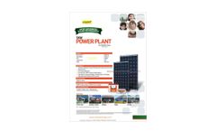 Iysert - Model 1KW - Power Plant for Solar Hybrid Generators - Datasheet