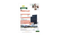 Iysert - Model 5KW - Power Plant for Solar Hybrid Generators - Datasheet