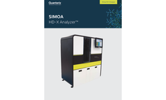 Quanterix Simoa - Model HD-X - Fully Automated Immunoassay Analyzer Brochure