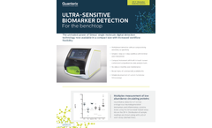 Quanterix - Model SR-X - Benchtop Ultra-Sensitive Biomarker Detection System Brochure