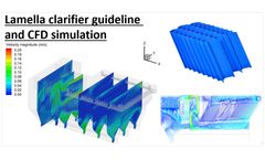 Lamella clarifier guideline – tube settler design and CFD simulation (Video animation)