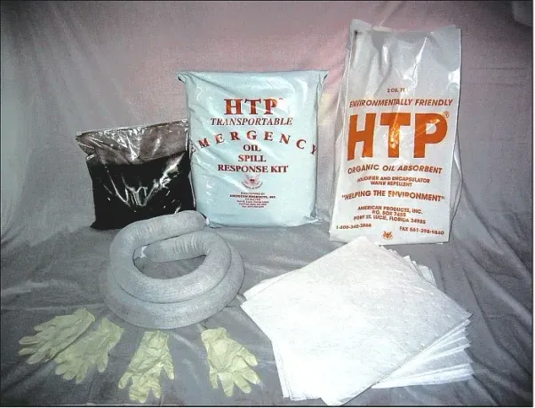 HTP Portable Emergency Oil Spill Response Kit