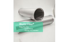 Bluslot - Model FILTER - Self cleaning wedge wire filter - bluslot filter