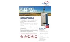 Altergy - Model FPS - Fuel Cell Engines - Brochure