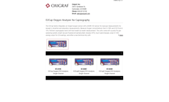 Oxigraf - Model O2Cap - Oxygen Analyzer for Capnography Brochure