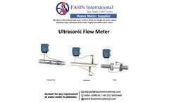 Clamp on type & Insertion Ultrasonic Flow meter - Model FI-001 - Ultrasonic flow meter