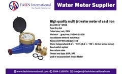 Single Jet Water Meter Supplier & Multi Jet Water Meter Supplier