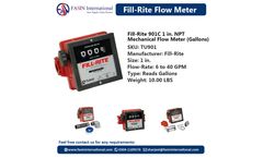 Fill-Rite - Model  901C - Mechanical Flow Meter Supplier in Pakistan