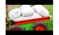 4x4 Wheel Olive Harvesting Barrows Transport Cart - Video