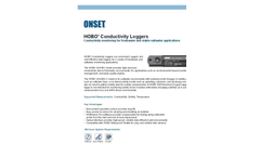 U24 Conductivity Loggers Data Sheet