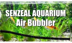 Fish Tank Air Stone Bubble Bar - Video