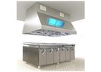 Ozcon - Model UV-SMELL-SQ - Kitchen UV Odour Control System