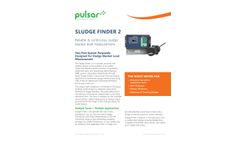 Pulsar - Model Sludge Finder 2 - Sludge Blanket Level Control - Brochure