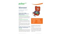 MANTARAY Portable, Open Channel Flow Monitor - Brochure