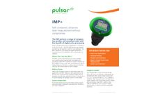 Pulsar - Model IMP+ - Self-Contained, Ultrasonic Level Measurement - Brochure