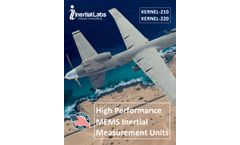 Inertial Labs - Model IMU-Kernel-210 - 220 - Inertial Measurement Unit - Brochure