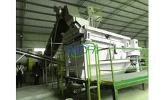 Assembly line of natural fertilizer pellet making machine