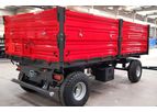 Model 8-12 Tons - 2 Axles Tipping Agricultural Trailer (3 Ct.)