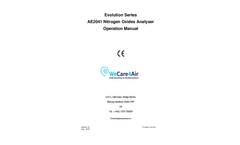 Aeris - Model AE2041 - Nitrogen Oxides Analyser - Operation Manual