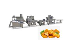 Taizy - Model fryer - Automatic chicken nugget fish nugget processing machine