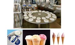 Taizy - Model ice cream - Commercial rotary ice cream filling and sealing machine