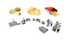TZ - Model potato - 50kg small potato chips production line