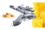 Full automatic potato chips processing line | large chips plant