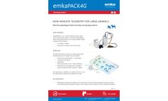 emkaPACK - Model 4G - Non-Invasive ECG System for Large Animals  - Brochure