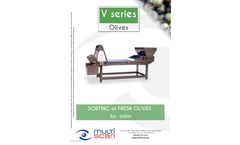 Multiscan - Model V20 - Olives Sorting Machine for Fresh Harvested Olives Brochure
