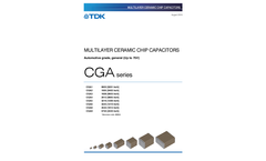 TDK - Multilayer Ceramic Chip Capacitors - Brochure