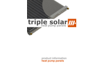 Triple Solar - Electric Heating and Cooling With PVT Heat Pump Solar Panels  Brochure