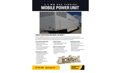  	DPS Centaur - Model 40 - 2.5 MW Gas Turbine Mobile Power Unit Brochure
