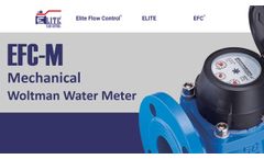 EFC-M Mechanical Woltman Water Meter | Elite Flow Control