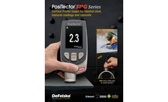 PosiTector - Model SPG - Surface Profile Gages Brochure
