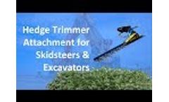 Hedge Trimmer Attachment for Skidsteers & Excavators | Solaris Attachments video