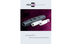 piezobrush - Model PZ3 - Effective Plasma Handheld Device for Manual Use - Brochure