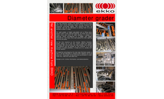 Ekko - Model EM - Diameter Roller Grader  Brochure