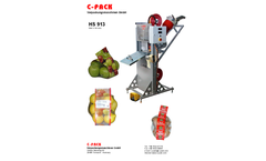 C-Pack - Model HS 913 - Semi-Automatic Net Welding Machine for Fruits and Vegetables Brochure