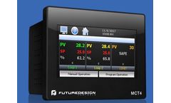 Model MCT4 1/4 DIN - Multi Loop Touch Screen Controller