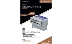 Newtec Weighing Machine, Model 4009XB2, Brochure