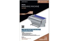 Newtec Weighing Machine, Model 4014XB1, Brochure