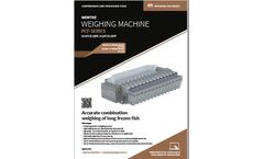 Newtec Weighing Brochure, Model PCF-series for Long Frozen Fish Fillets, Brochure