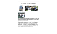 Dryfree - Model DY - Industrial Sludge Dry and Dehumidify Machine Brochure
