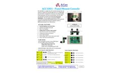 AirCare - Model ACC1001 - Cleanroom Small System Panel Mount Console for Environmental Control - Brochure