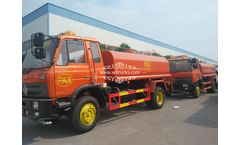 2 Units of Dongfeng Water Sprinkler Truck (10000 Liters) with Cummins Engine Shipped to Our Customer in PAX Cleaning Service Company in Timor-Leste