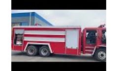 Isuzu Water tank fire truck - Video