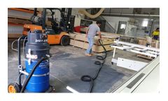 Cyclonic Industrial Vacuum cleaner for Construction industry
