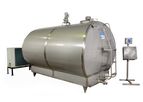 IDMC Limited - Model Horizontal Cylindrical Closed Milk Cooling Tank - 2000L, 3000L, 4000L, 5000L, 10000L